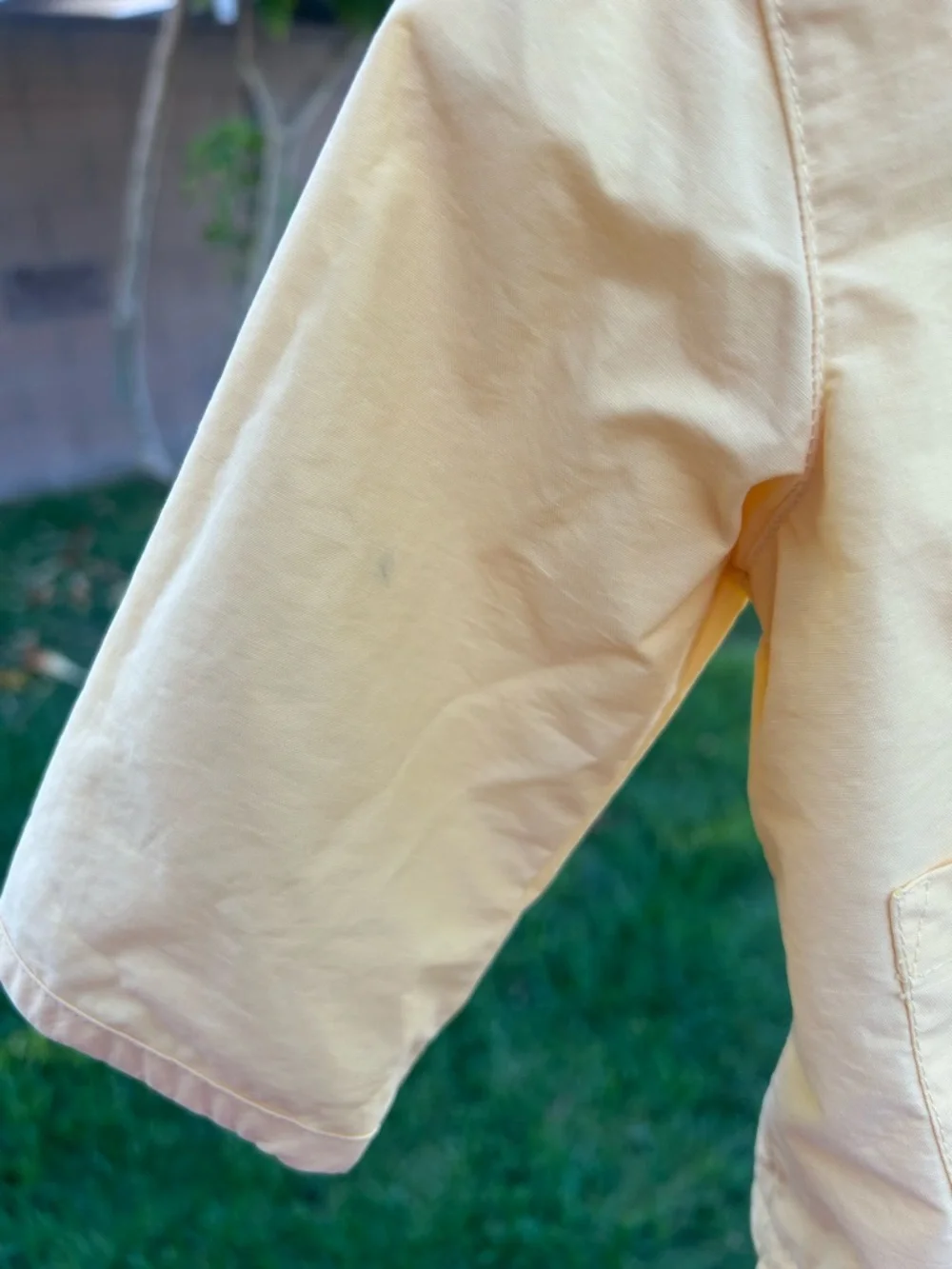 Vintage Gymboree Sunny Yellow Hooded Snap Jacket